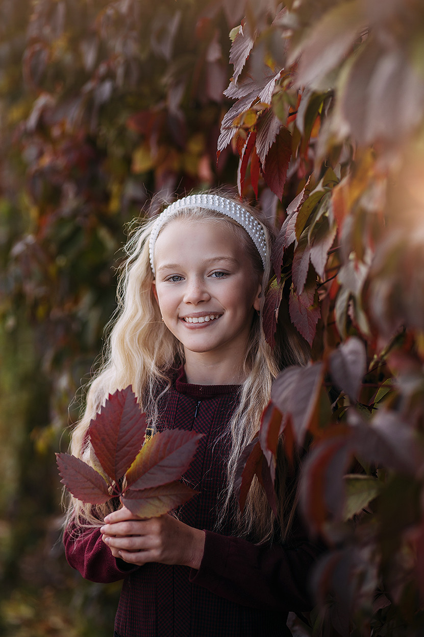 Осень в бордовом цвете