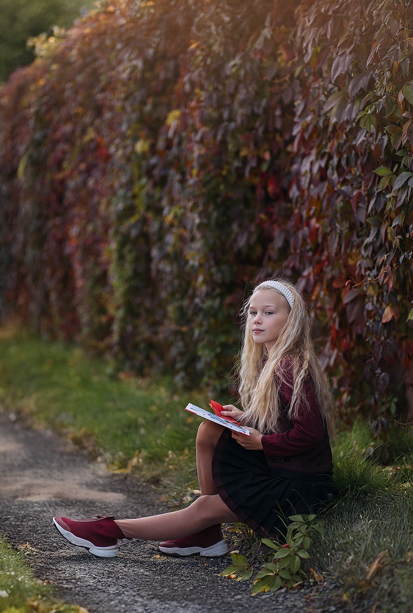 Осень в бордовом цвете