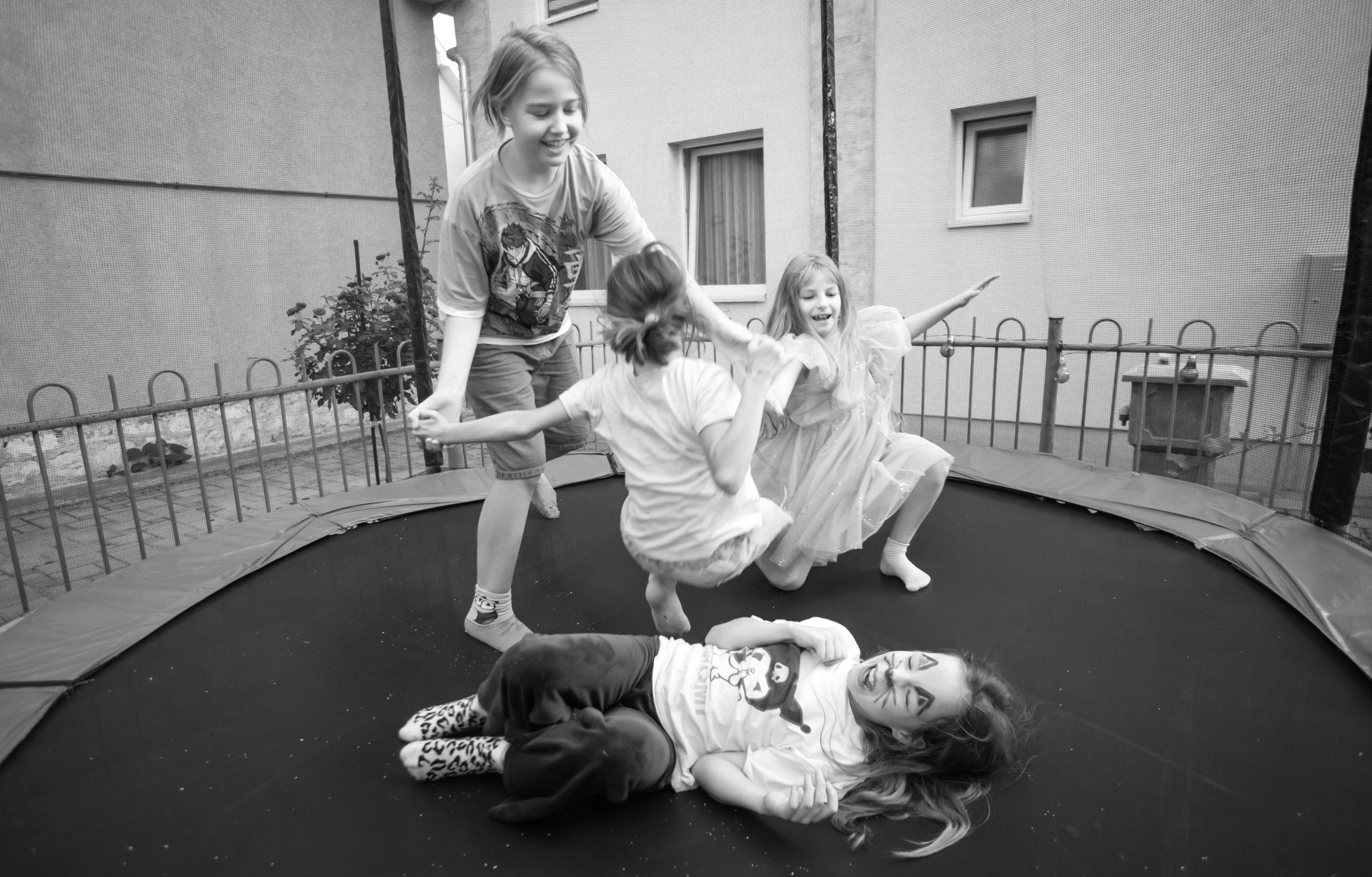 Игры на батуте