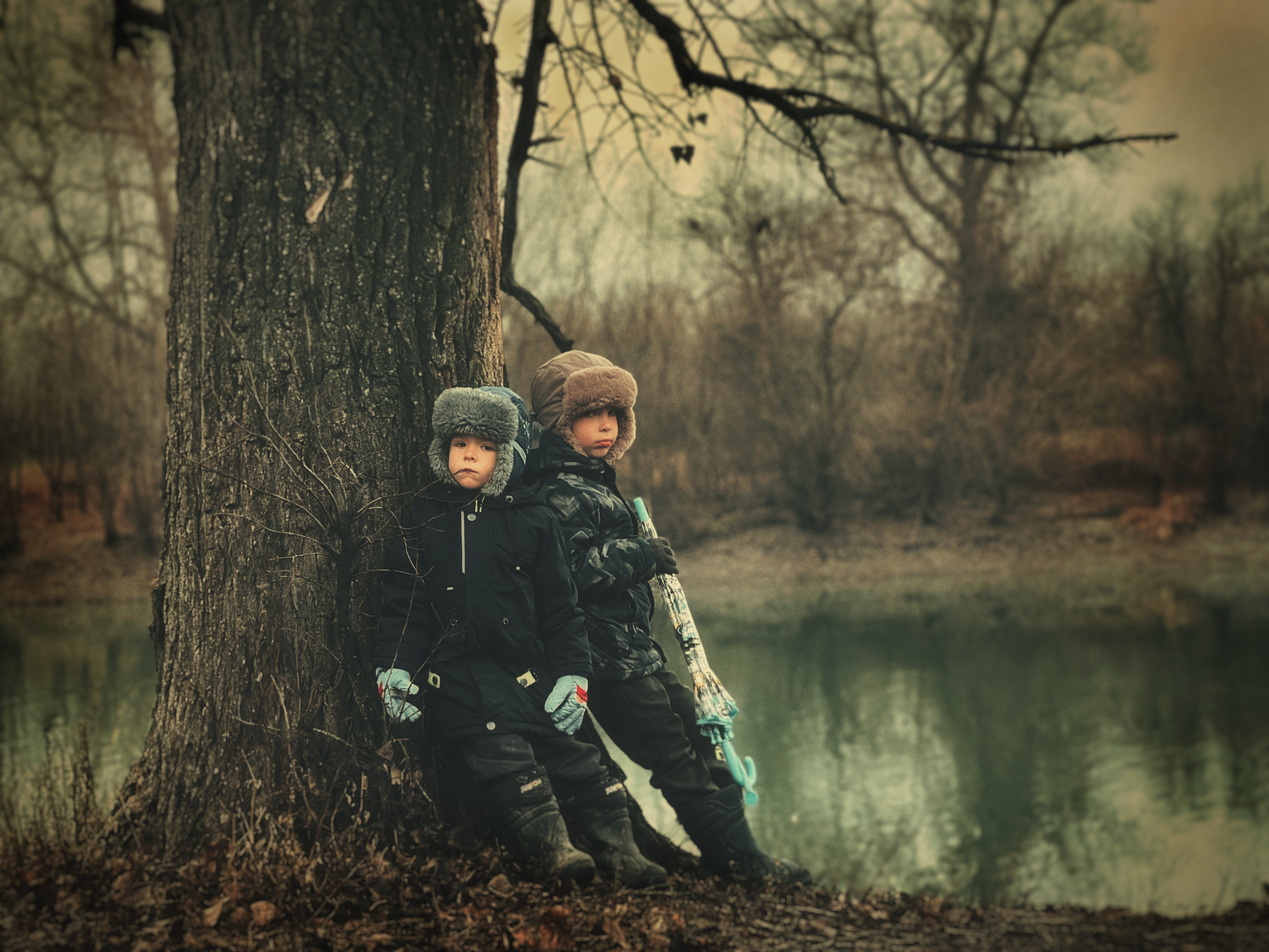 Отдых после игр. Осень