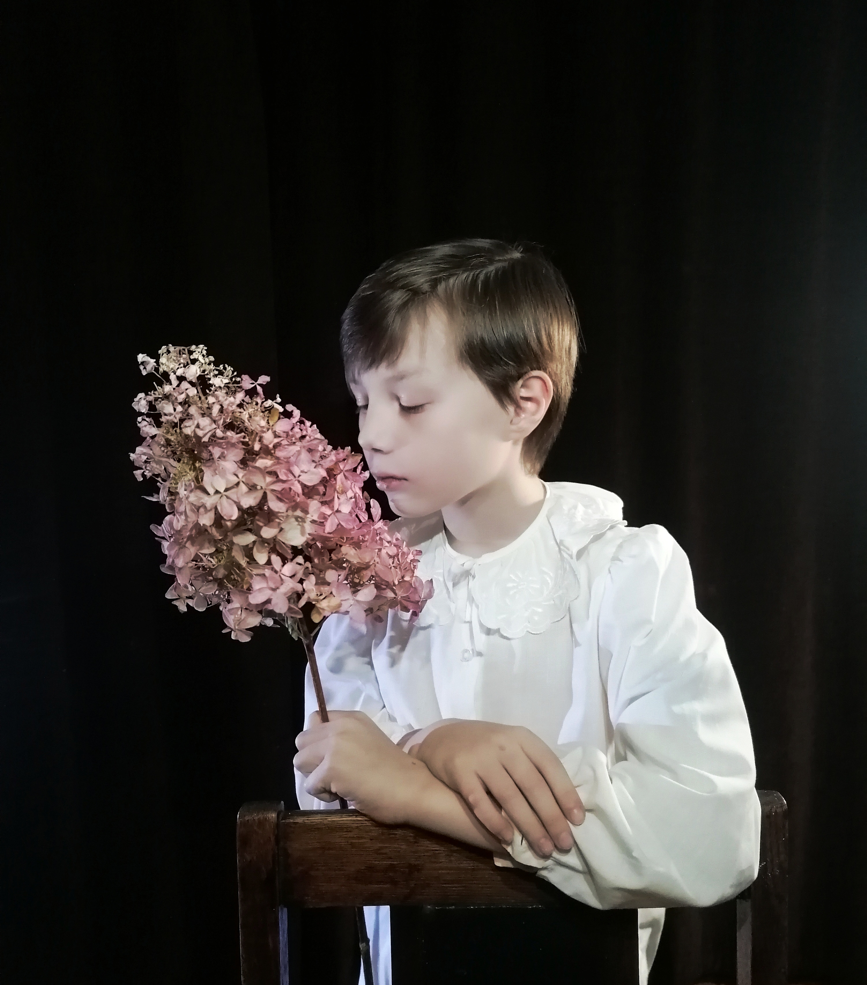 С гортензией