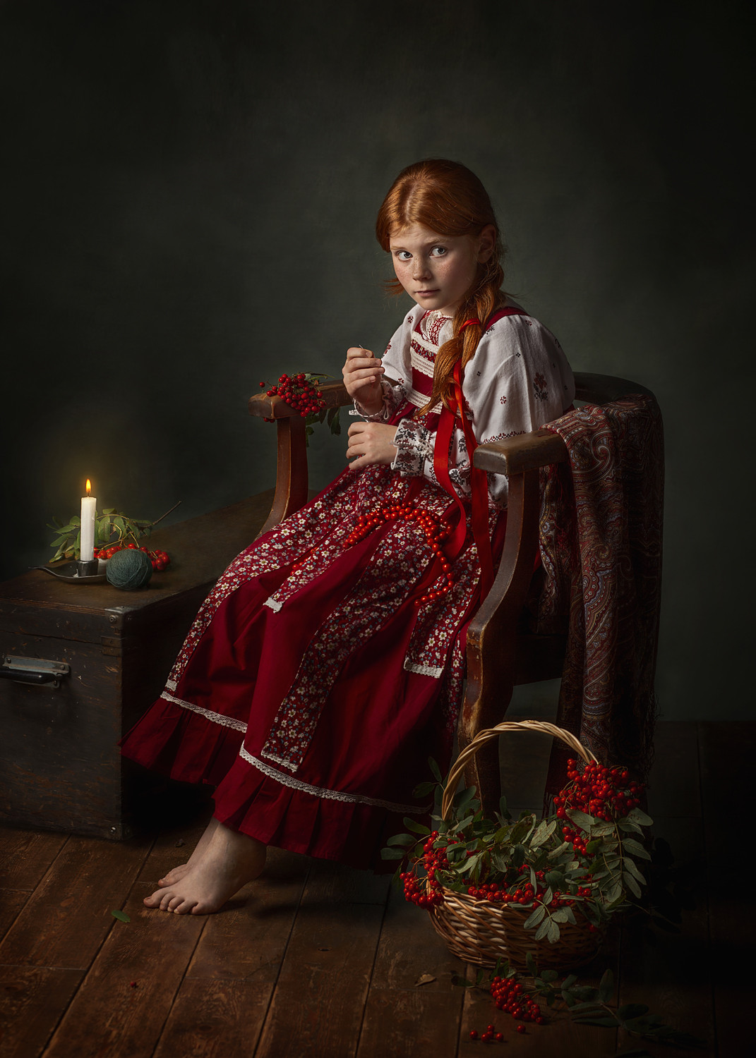 Рябиновые бусы