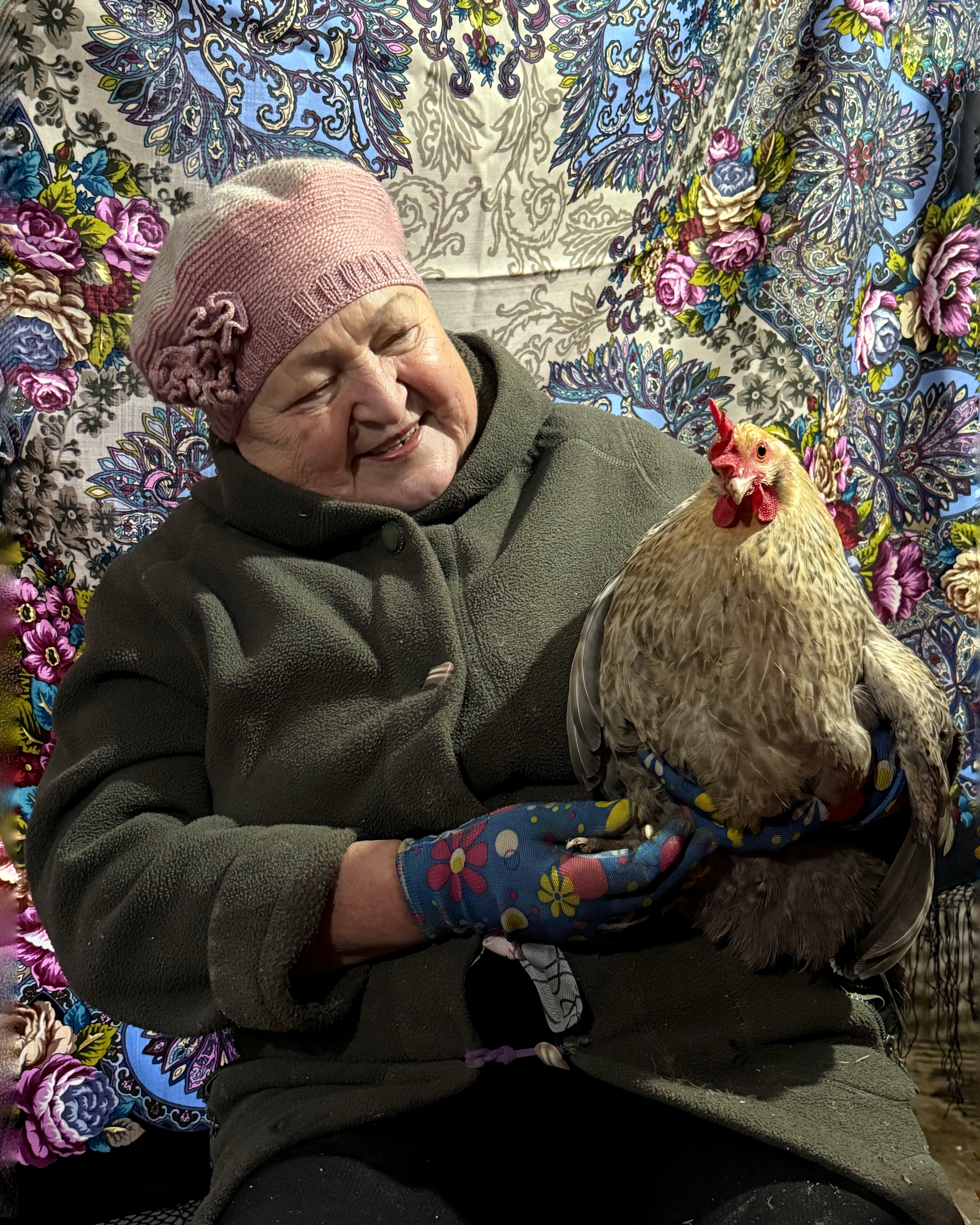 Мама и ее курочка