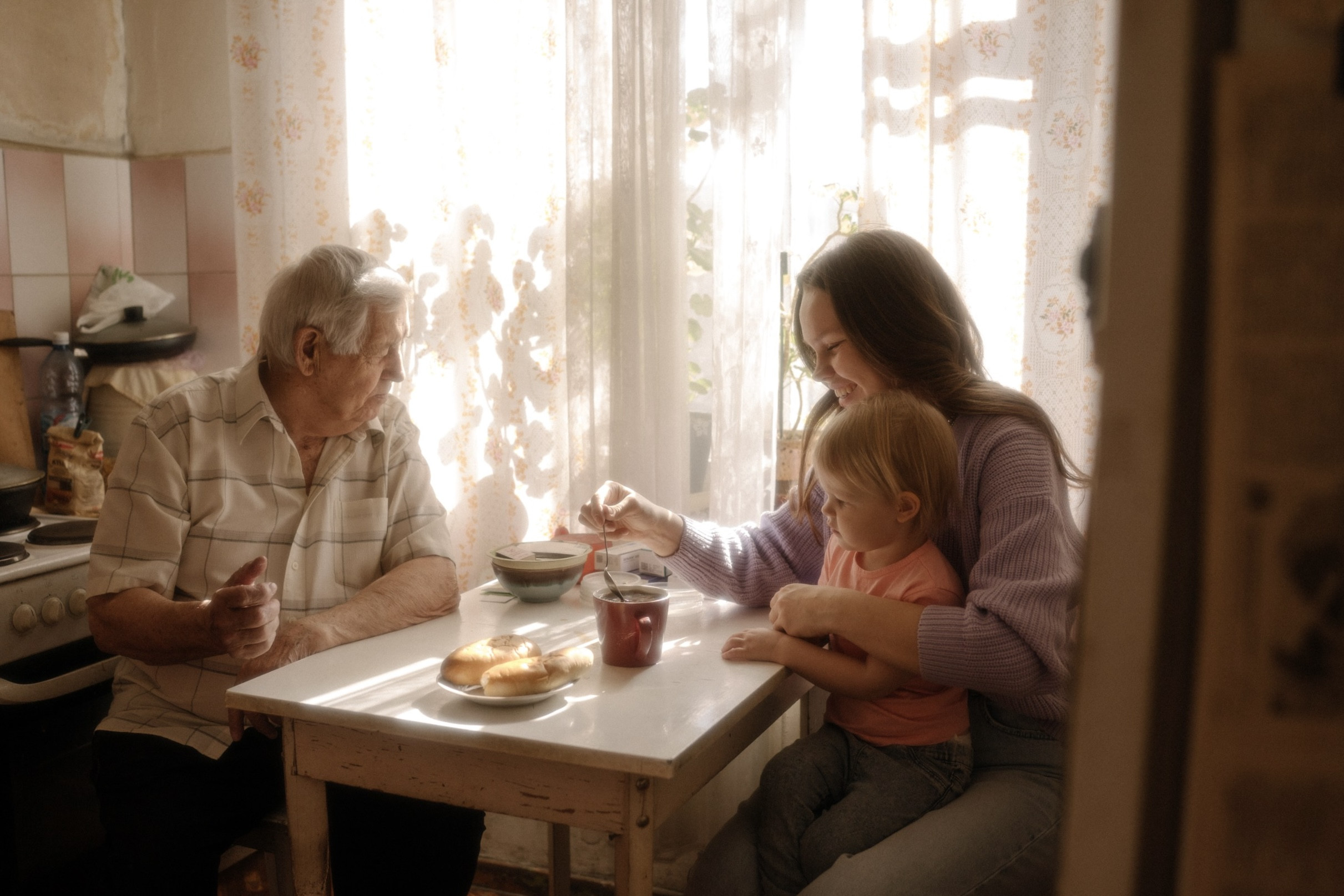 В гостях у прадедушки